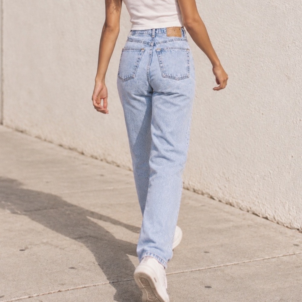 Vintage Gap Classic Fit 90s Made USA Jeans Womens Denim Light Wash Rare C3